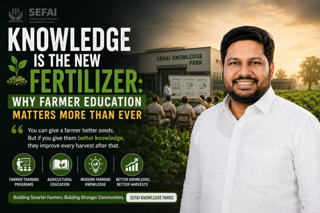 Farmer education and agricultural training programs helping modern farmers improve productivity